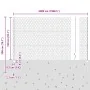 Postes de Cerca 22 pcs U-Channel 150 cm Acero Galvanizado, Cerca Hexagonal 1.5x50 m Acero Galvanizado | Foro24.es | Tu tienda online para hogar, jardín y más Foro24.es