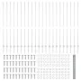 Postes de Cerca 22 pcs U-Channel 160 cm Acero Galvanizado, Cerca Hexagonal 1.6x50 m Acero Galvanizado by , fence posts - Ref:...