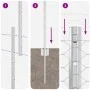 Postes para Cerca 22 pcs U-Channel 160 cm Acero Galvanizado, Cerca Hexagonal 1,6x50 m Acero Galvanizado | Foro24.es | Tu tienda online para hogar, jardín y más Foro24.es