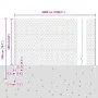 Postes de Valla 22 pcs U-Channel 160 cm Acero Galvanizado, Valla Hexágono 1.6x50 m Acero Galvanizado | Foro24.es | Tu tienda online para hogar, jardín y más Foro24.es