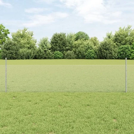 Postes de Cerca 11 pcs U-Channel 60 cm Acero Galvanizado, Cerca Hexagonal 0.5x100 m Acero Galvanizado | Foro24.es | Tu tienda online para hogar, jardín y más Foro24.es