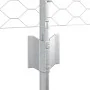Postes de valla 11 pcs U-Channel 80 cm Acero galvanizado, Valla hexagonal 0.8x100 m Acero galvanizado | Foro24.es | Tu tienda online para hogar, jardín y más Foro24.es