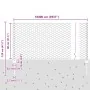 Postes de valla 11 pcs U-Channel 80 cm Acero galvanizado, Valla hexagonal 0.8x100 m Acero galvanizado | Foro24.es | Tu tienda online para hogar, jardín y más Foro24.es