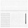 Postes de Cerca 22 pcs U-Channel 120 cm de Acero Galvanizado, Cerca Hexagonal 1,2x100 m de Acero Galvanizado von , Zaunpfoste...