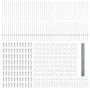 Postes de Cerca 22 pcs U-Channel 140 cm Acero Galvanizado, Cerca Hexagonal 1.4x100 m Acero Galvanizado by , fence posts - Ref...