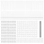 Postes de Cerca 22 pcs U-Channel 160 cm Acero Galvanizado, Cerca Hexagonal 1.6x100 m Acero Galvanizado de , Postes de cerca -...
