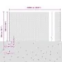 Postes de Cerca 22 pcs U-Channel 160 cm Acero Galvanizado, Cerca Hexagonal 1.6x100 m Acero Galvanizado de , Postes de cerca -...