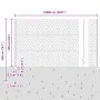 Postes de Cerca 22 pcs U-Channel 160 cm Acero Galvanizado, Cerca Hexagonal 1,6x100 m Acero Galvanizado de , Postes de cerca -...