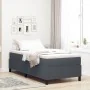 Cama Box Spring Gris Oscuro Individual de Tela de Pana | Foro24.es | Tu tienda online para hogar, jardín y más Foro24.es