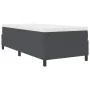 Cama Box Spring Gris Oscuro Individual de Tela de Pana | Foro24.es | Tu tienda online para hogar, jardín y más Foro24.es
