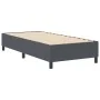 Cama Box Spring Gris Oscuro Individual de Tela de Pana | Foro24.es | Tu tienda online para hogar, jardín y más Foro24.es