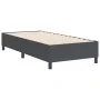 Cama Box Spring Gris Oscuro Individual de Tela de Pana | Foro24.es | Tu tienda online para hogar, jardín y más Foro24.es