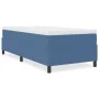Cama Box Spring Azul Individual de Tela de Pana | Foro24.es | Tu tienda online para hogar, jardín y más Foro24.es