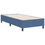 Cama Box Spring Azul Individual de Tela de Pana | Foro24.es | Tu tienda online para hogar, jardín y más Foro24.es