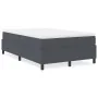 Cama Box Spring Gris Oscuro Doble Pequeño de Tela de Pana | Foro24.es | Tu tienda online para hogar, jardín y más Foro24.es