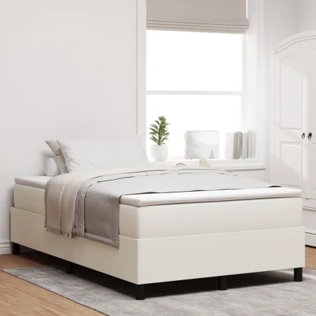 Cama Box Spring Crema 120x200 cm Tejido de pana | Foro24.es | Tu tienda online para hogar, jardín y más Foro24.es