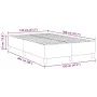 Cama Box Spring Crema 120x200 cm Tejido de pana | Foro24.es | Tu tienda online para hogar, jardín y más Foro24.es