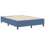 Cama con base de resortes Azul 140x200 cm Tela de pana | Foro24.es | Tu tienda online para hogar, jardín y más Foro24.es