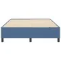 Cama con base de resortes Azul 140x200 cm Tela de pana | Foro24.es | Tu tienda online para hogar, jardín y más Foro24.es