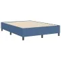 Cama con base de resortes Azul 140x200 cm Tela de pana | Foro24.es | Tu tienda online para hogar, jardín y más Foro24.es