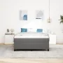 Cama Box Spring Gris Claro 140x200 cm Tela de Corduroy | Foro24.es | Tu tienda online para hogar, jardín y más Foro24.es