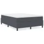 Cama con somier Tapizado Gris Oscuro 160x200 cm de Tela de Corduroy de , Camas y somieres - Ref: Foro24-3337418, Precio: 133,...