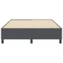 Cama con somier Tapizado Gris Oscuro 160x200 cm de Tela de Corduroy de , Camas y somieres - Ref: Foro24-3337418, Precio: 133,...