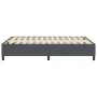 Cama con somier Tapizado Gris Oscuro 160x200 cm de Tela de Corduroy de , Camas y somieres - Ref: Foro24-3337418, Precio: 133,...