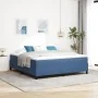 Cama Box Spring Azul Super King Tela de Pana | Foro24.es | Tu tienda online para hogar, jardín y más Foro24.es