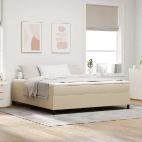 Cama Box Spring Verde Claro Gris Super King Tela