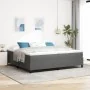 Cama Box Spring Gris Claro 200x200 cm Tela de Corduroy | Foro24.es | Tu tienda online para hogar, jardín y más Foro24.es