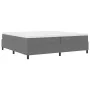 Cama Box Spring Gris Claro 200x200 cm Tela de Corduroy | Foro24.es | Tu tienda online para hogar, jardín y más Foro24.es