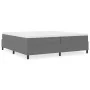 Cama Box Spring Gris Claro 200x200 cm Tela de Corduroy | Foro24.es | Tu tienda online para hogar, jardín y más Foro24.es