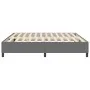 Cama Box Spring Gris Claro 200x200 cm Tela de Corduroy | Foro24.es | Tu tienda online para hogar, jardín y más Foro24.es