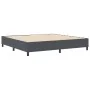 Cama Box Spring Gris Oscuro 200x200 cm Tela de Pana | Foro24.es | Tu tienda online para hogar, jardín y más Foro24.es