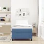 Cama Box Spring con Colchón Azul 90x200 cm Tela de Corduroy | Foro24.es | Tu tienda online para hogar, jardín y más Foro24.es