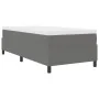 Cama Tipo Box Spring con Colchón Gris Claro 100x200 cm Tela de Corduroy | Foro24.es | Tu tienda online para hogar, jardín y más Foro24.es