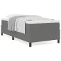 Cama Tipo Box Spring con Colchón Gris Claro 100x200 cm Tela de Corduroy | Foro24.es | Tu tienda online para hogar, jardín y más Foro24.es