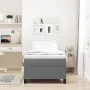 Cama Tipo Box Spring con Colchón Gris Claro 100x200 cm Tela de Corduroy | Foro24.es | Tu tienda online para hogar, jardín y más Foro24.es