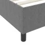 Cama Tipo Box Spring con Colchón Gris Claro 100x200 cm Tela de Corduroy | Foro24.es | Tu tienda online para hogar, jardín y más Foro24.es