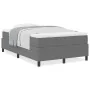 Cama con Somier con Colchón Gris Claro 120x200 cm Tela de Pana | Foro24.es | Tu tienda online para hogar, jardín y más Foro24.es