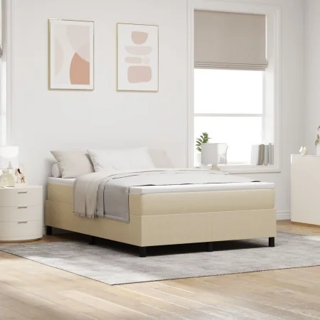 Cama con somier con colchón gris claro 140x200 cm Terciopelo by , Beds and slatted bases - Ref: Foro24-3337471, Price: 370,65...