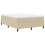 Cama con somier con colchón gris claro 140x200 cm Terciopelo by , Beds and slatted bases - Ref: Foro24-3337471, Price: 370,65...