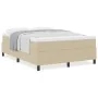 Cama con somier con colchón gris claro 140x200 cm Terciopelo by , Beds and slatted bases - Ref: Foro24-3337471, Price: 370,65...