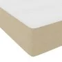 Cama con somier con colchón gris claro 140x200 cm Terciopelo by , Beds and slatted bases - Ref: Foro24-3337471, Price: 370,65...