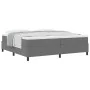 Cama con Base de Muelles de Gris 200x200 cm Tela de Sarga | Foro24.es | Tu tienda online para hogar, jardín y más Foro24.es
