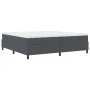 Cama con Somier y Colchón Gris Oscuro 200x200 cm Tela de Corduroy | Foro24.es | Tu tienda online para hogar, jardín y más Foro24.es