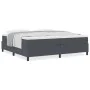 Cama con Somier y Colchón Gris Oscuro 200x200 cm Tela de Corduroy | Foro24.es | Tu tienda online para hogar, jardín y más Foro24.es