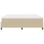 Cama Box Spring con Colchón Beige Claro 200x200 cm Tela de Pana | Foro24.es | Tu tienda online para hogar, jardín y más Foro24.es