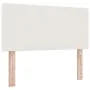 Cama con base de resortes con colchón crema 90x200 cm tela de pana | Foro24.es | Tu tienda online para hogar, jardín y más Foro24.es